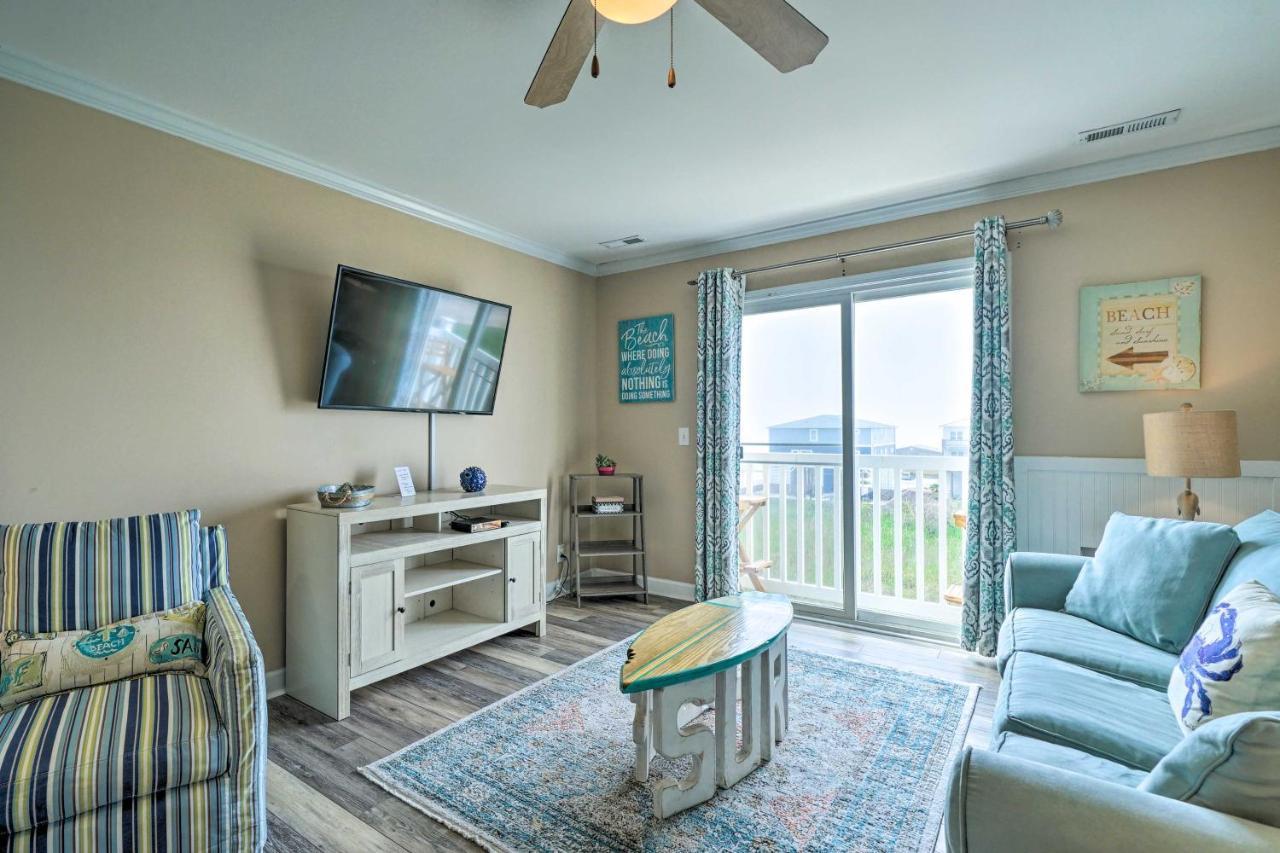 Ocean-View Oak Island Condo, 1 Block To Beach! Zewnętrze zdjęcie