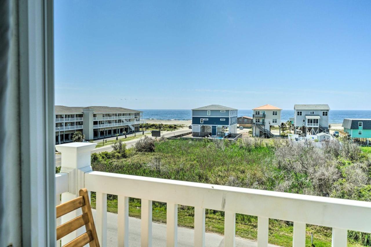 Ocean-View Oak Island Condo, 1 Block To Beach! Zewnętrze zdjęcie
