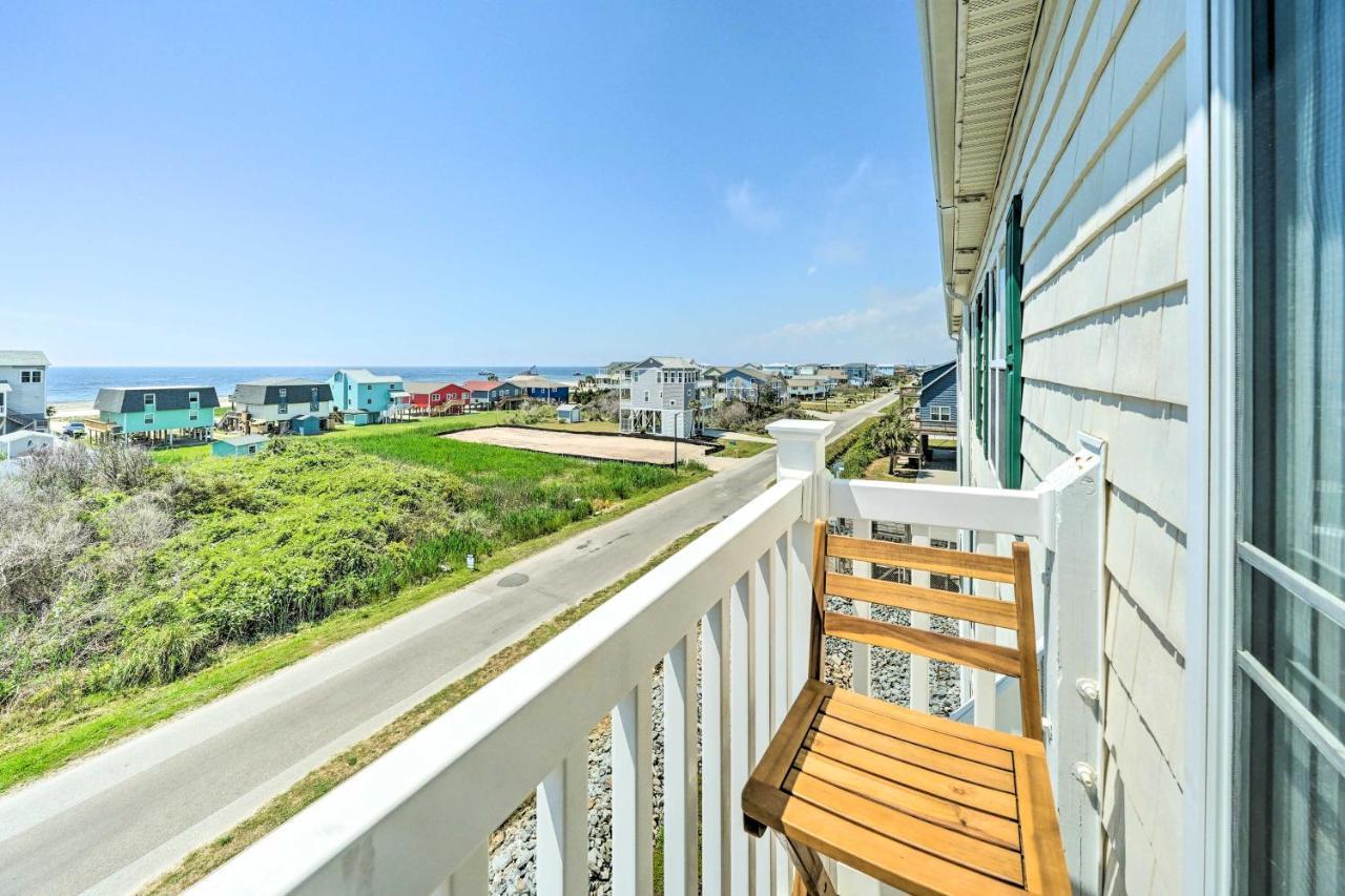 Ocean-View Oak Island Condo, 1 Block To Beach! Zewnętrze zdjęcie