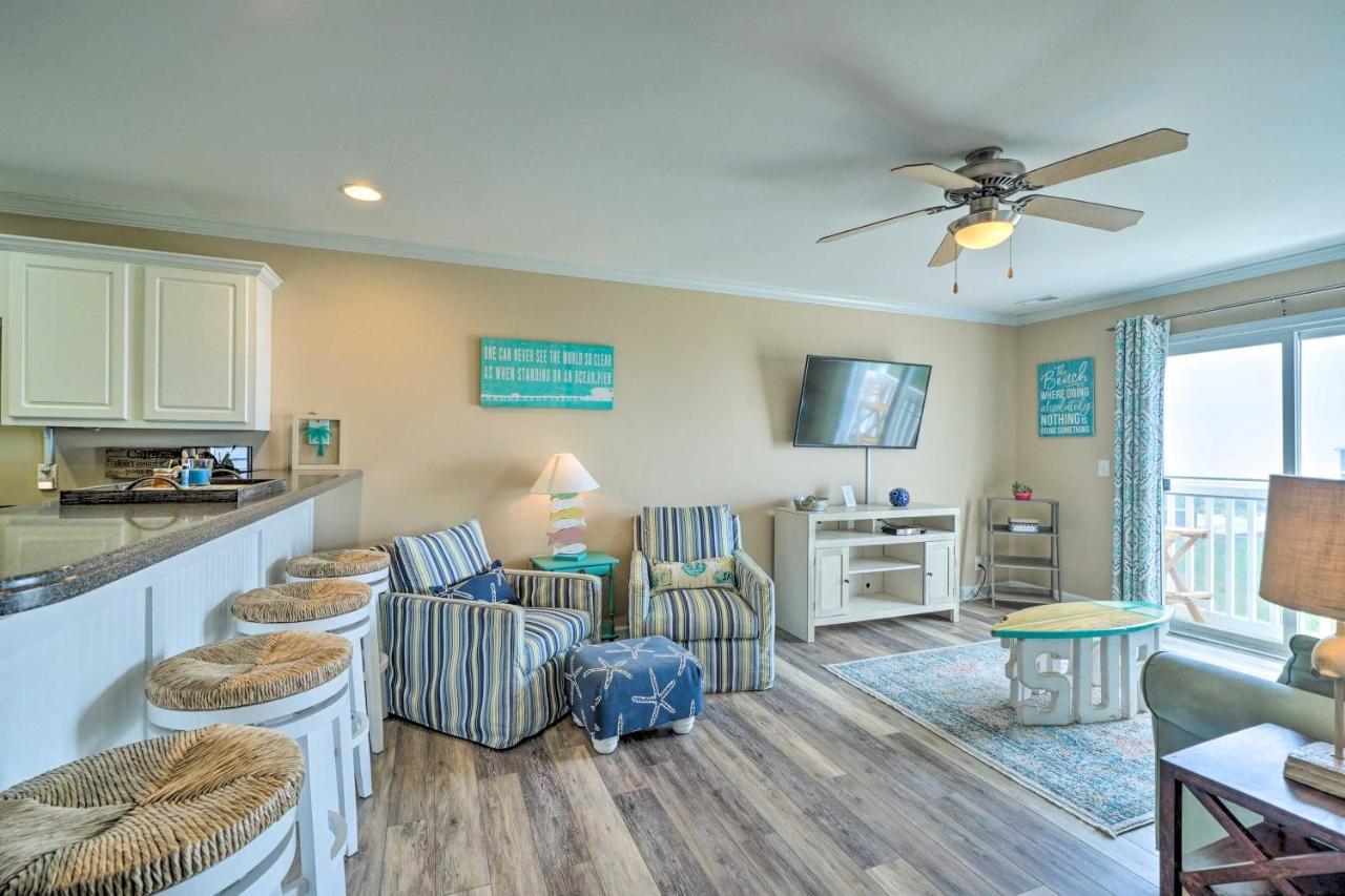 Ocean-View Oak Island Condo, 1 Block To Beach! Zewnętrze zdjęcie